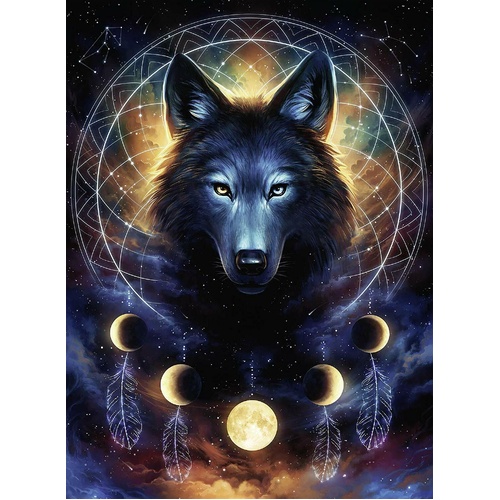 Ravensburger - Lunar Wolf Puzzle 500pc