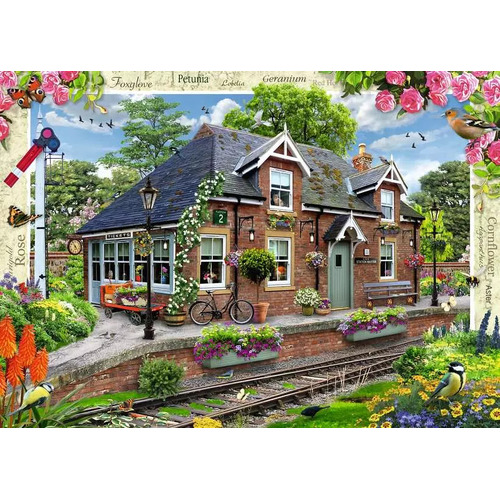 Ravensburger - Railway Cottage Puzzle 1000pc