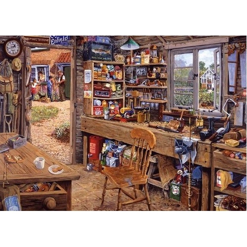 Ravensburger - Dad's Shed Large Format Puzzle 500pc