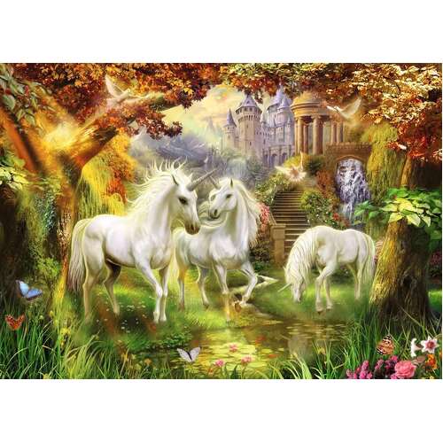 Ravensburger - Unicorns in the Forest Puzzle 1000pc