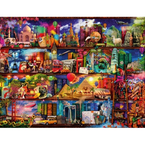 Ravensburger - World of Books Puzzle 2000pc