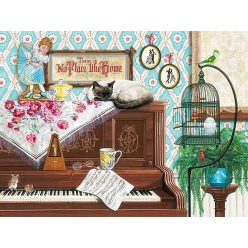 Ravensburger - Piano Cat Large Format Puzzle 750pc