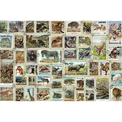 Ravensburger - Animal Stamps Puzzle 3000pc 
