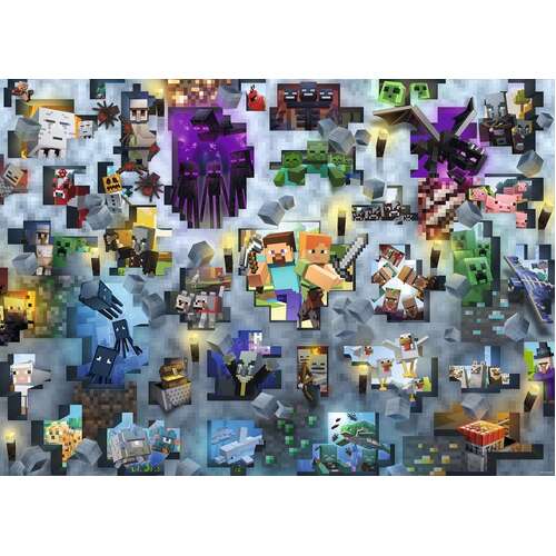 Ravensburger - Minecraft Challenge Puzzle 1000pc