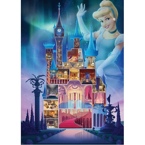 Ravensburger - Disney Castles: Cinderella Puzzle 1000pc