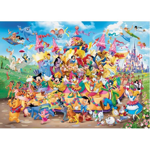 Ravensburger - Disney Carnival Characters Puzzle 1000pc 