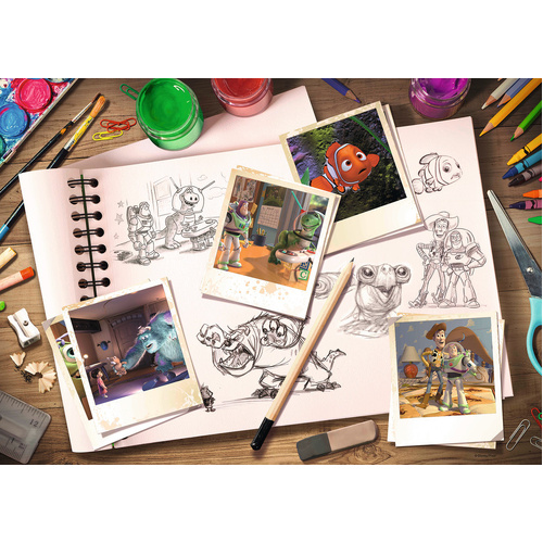 Buy Ravensburger Disney Pixar Sketches Puzzle 1000pc