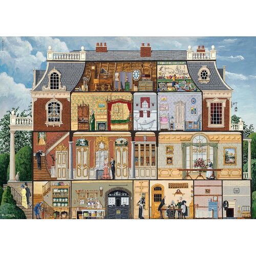 Ravensburger - Upstairs Downstairs Puzzle 1000pc