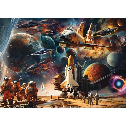 Schmidt - The Fascination of Space Travel, Travelling to Distant Galaxies Puzzle 1000pc