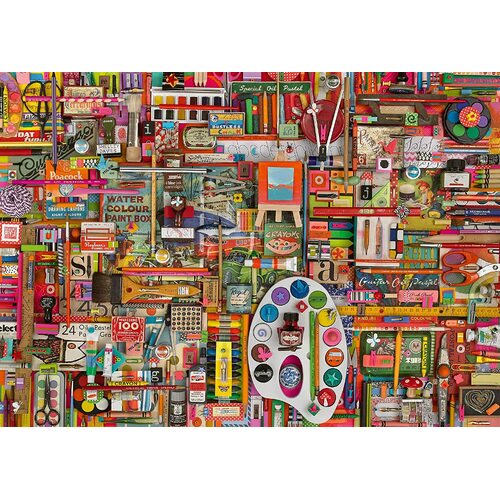 Schmidt - Vintage Artist Materials Puzzle 1000pc