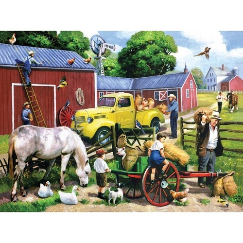 Sunsout - Summer Farm Days Puzzle 1000pc