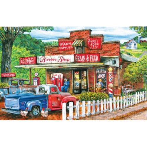 Sunsout - Saturday Morning at the Shop Puzzle 1000pc