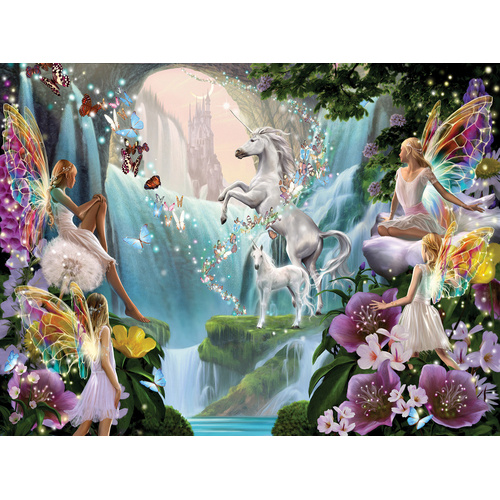 Sunsout - Unicorn and Fairy Puzzle 1000pc