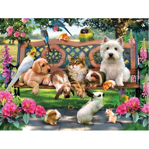 Sunsout - Pets in the Park Puzzle 500pc
