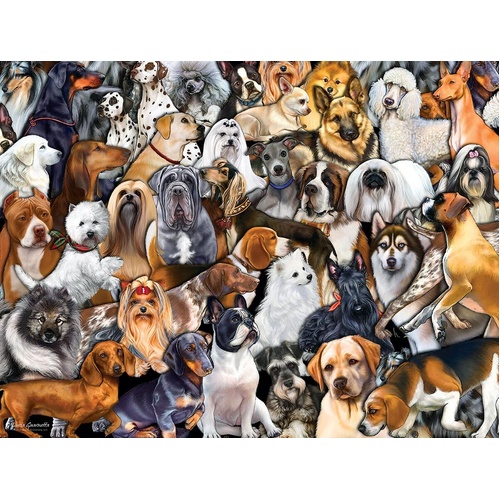 Sunsout - Dog World Large Piece Puzzle 300pc