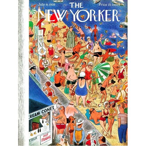 New York Puzzle Company - Beachgoing Puzzle 1000pc