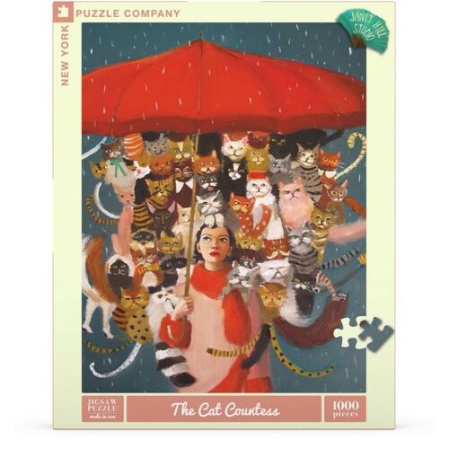 New York Puzzle Company - The Cat Countess Puzzle 1000pc