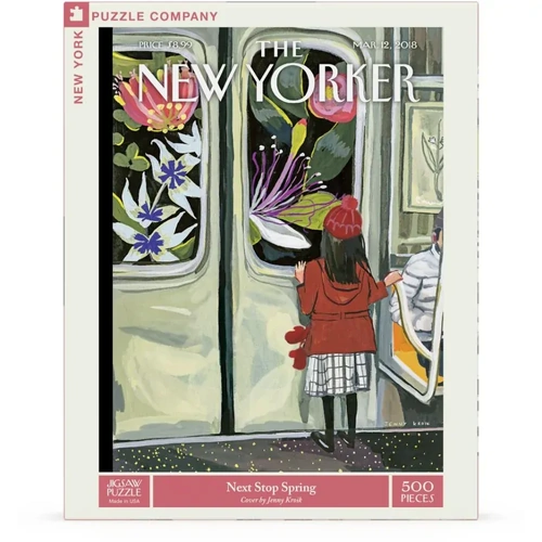 New York Puzzle Company - Next Stop Spring Puzzle 500pc