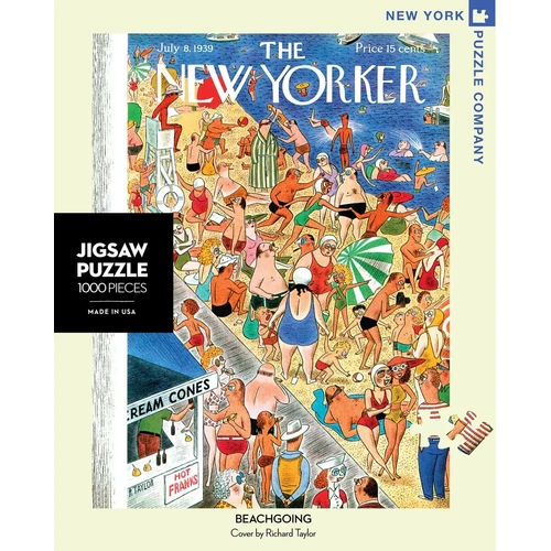 New York Puzzle Company - Beachgoing Puzzle 1000pc