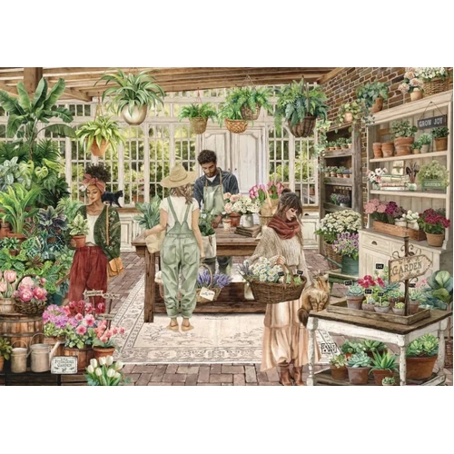 The Puzzle Collab - Vintage Garden Shop Puzzle 500pc