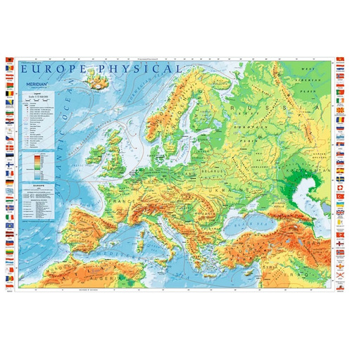 Trefl - Europe Physical Map Puzzle 1000pc