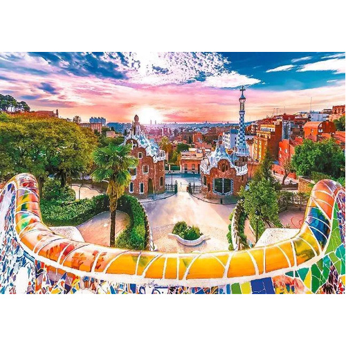 Trefl - Sunset Over Barcelona Puzzle 1000pc