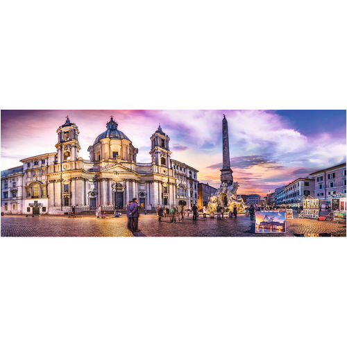 Trefl - Piazza Navonna Panorama Puzzle 500pc