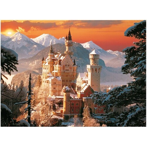 Trefl - Wintry Neuschwanstein Castle Puzzle 3000pc