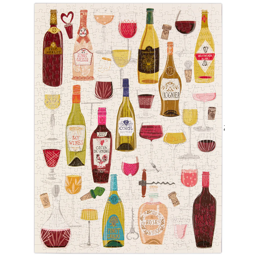 WerkShoppe - Wine Tasting Puzzle 500pc