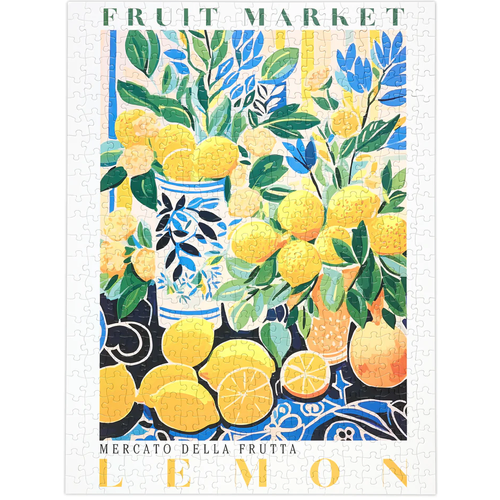 WerkShoppe - Fruit Market Lemons Puzzle 500pc